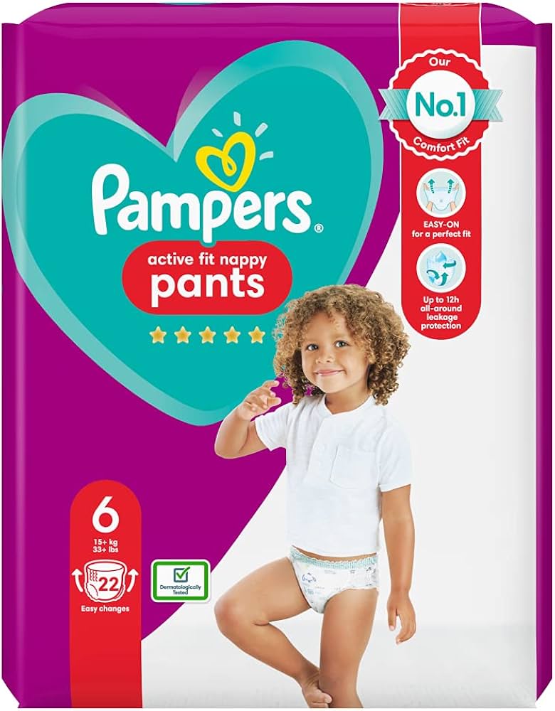 active fit pampers size 6