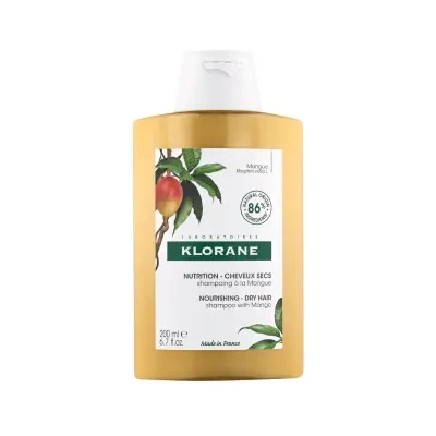 klorane szampon odżywczy na bazie wyciągu z mango 200 ml