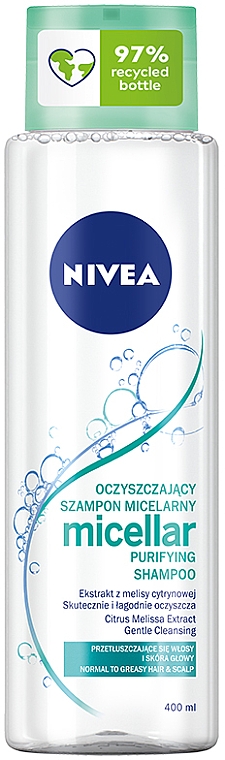 nivea szampon micelarny przetłuszczających się
