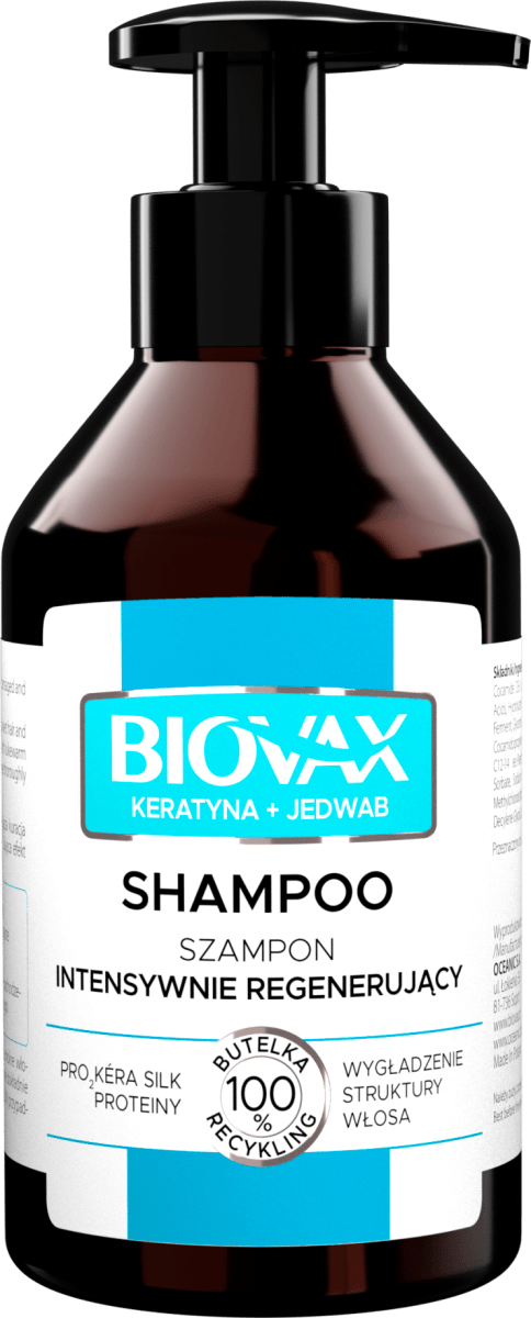 szampon do włosów biovax z kreatyną