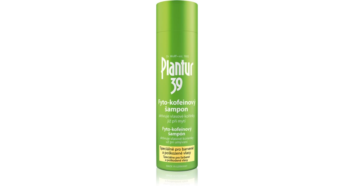 plantur 39 szampon kofeinowy do włosów farbowanych i zniszczonych