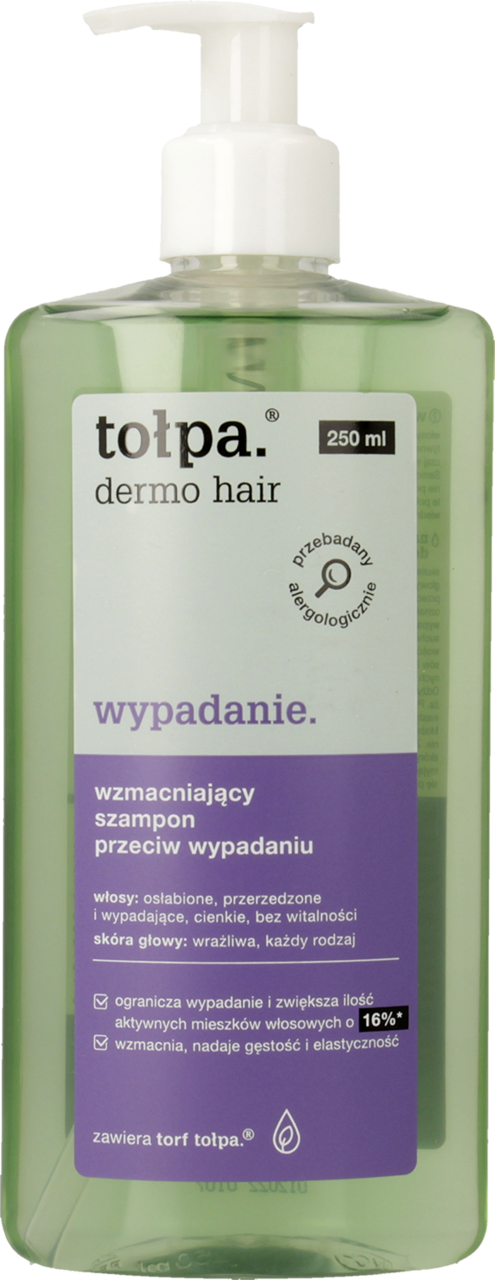 wzmacniający szampon przeciw wypadaniu włosów tołpa