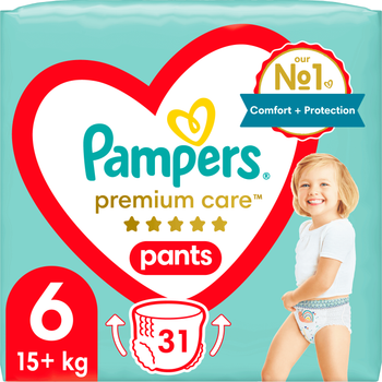 pieluchomajtki pampers premium care 6