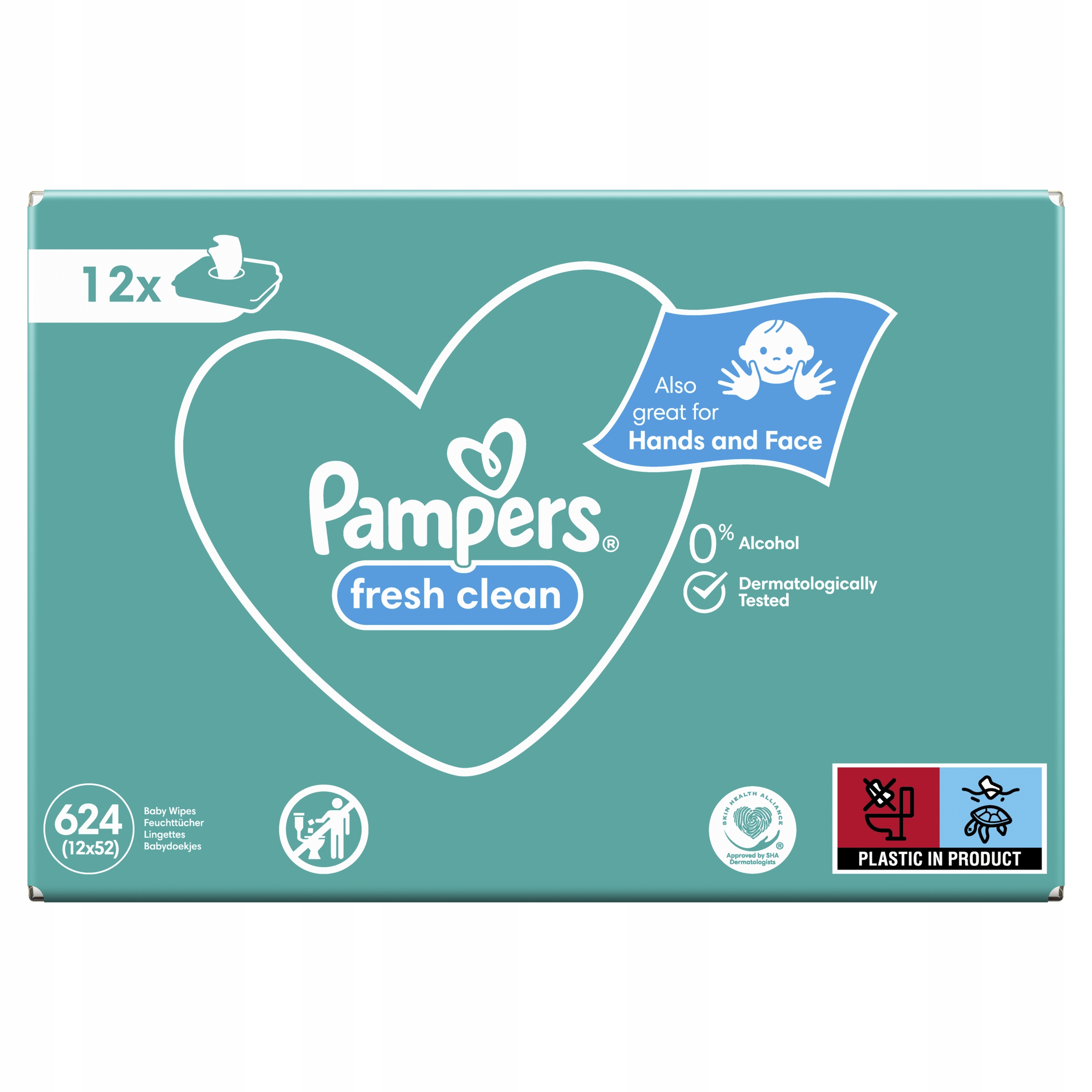 pampers chusteczki fresh clean 52szt