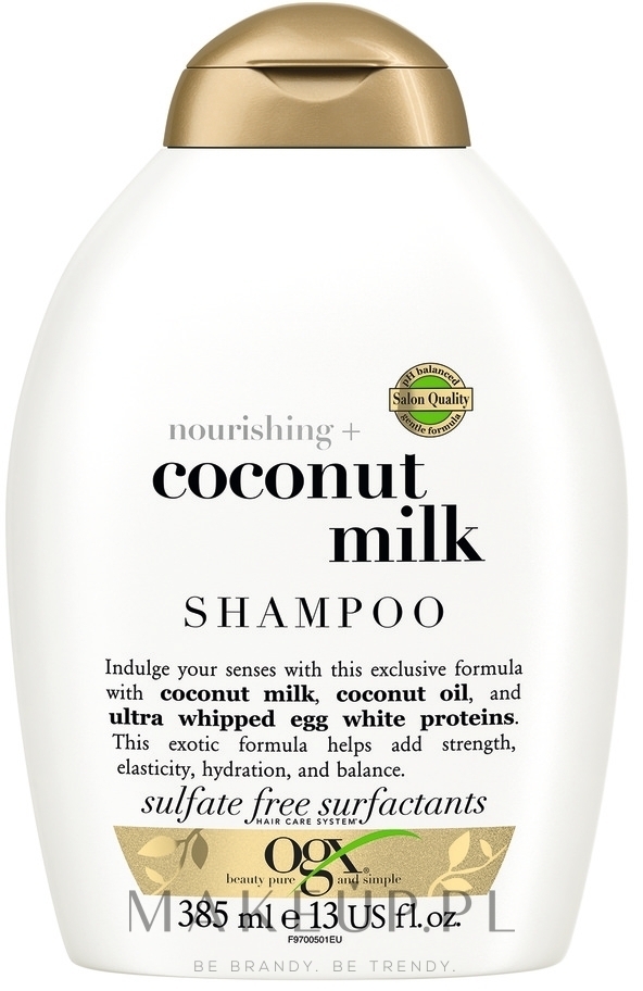 szampon z mleka kokosowego