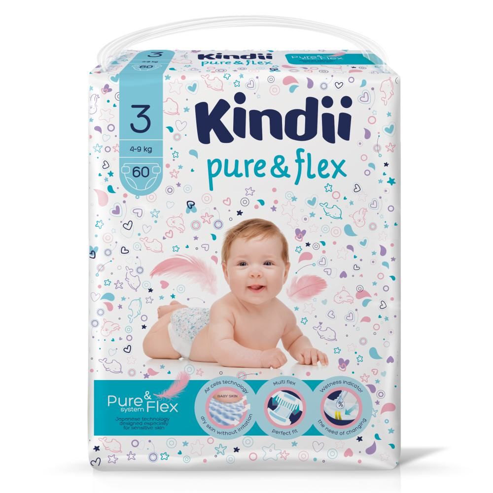 kindii pure&flex pieluchy