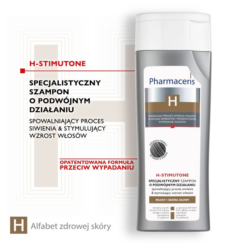 pharmaceris h szampon przeciw siwieniu i wypadaniu włosów 250ml