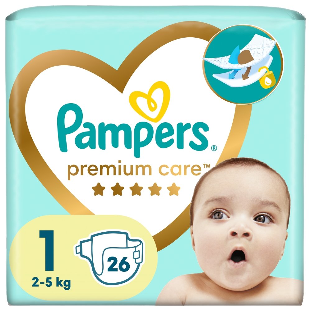 pampers premium care 1 26 szt