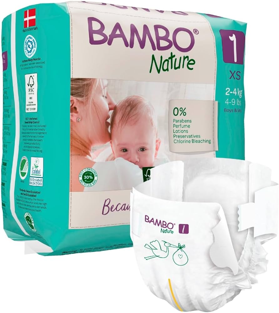 eko pieluchy bambo nature new born 2-4 kg