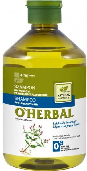 oherbal szampon do włosów przetłuszczających się
