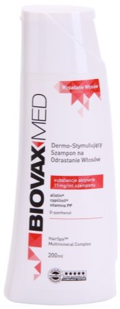 lbiotica biovax med dermo-stymulujący szampon na odrastanie włosów 200ml