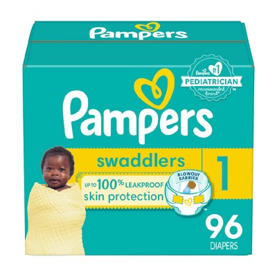 checking pampers