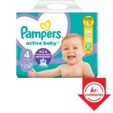 pampers active baby 4 62 szt tesco