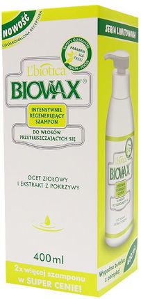 lbiotica biovax szampon do włosów przetłuszczających czy dobry