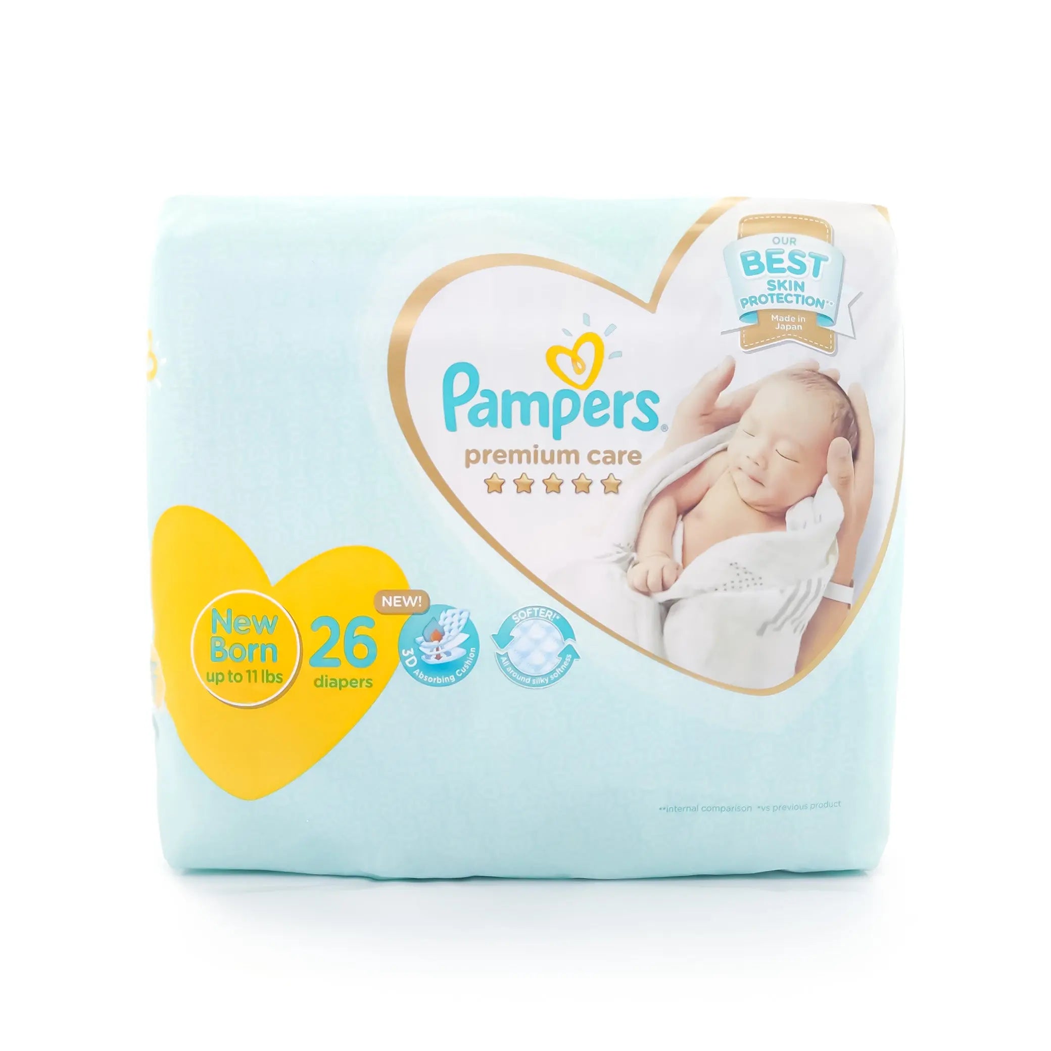 pampers baby care new born