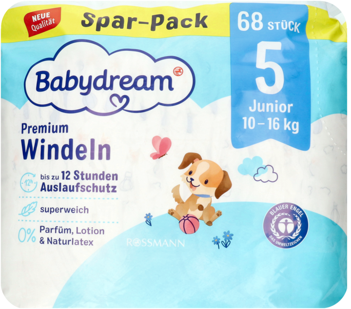 rossmann produkty pieluchy babydream