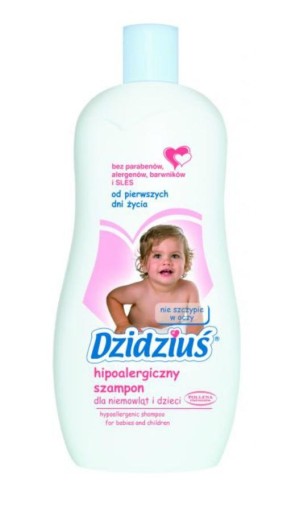 dzidziuś szampon dla niemowląt i dzieci z proteinami pszenicznymi 300ml