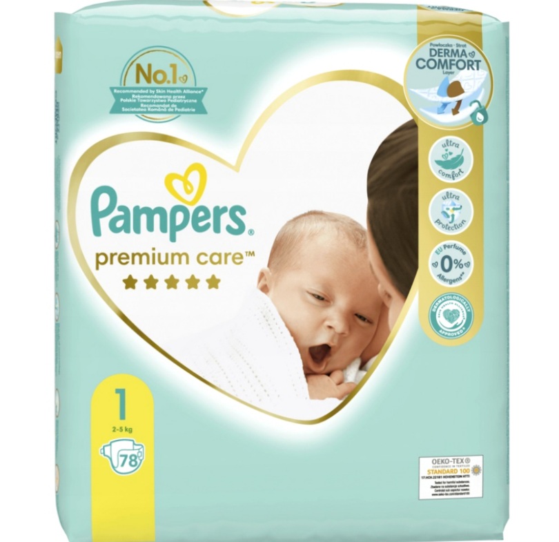 pampers premium care 1 88 szt allegro