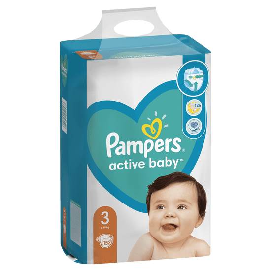pampers active baby 3 mega pack 152 cena