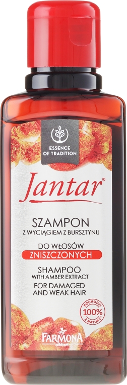 szampon jantar włosy zniszczone wizaz