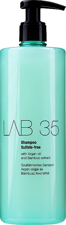 szampon z olejkiem arganowym i bambusem lab 35