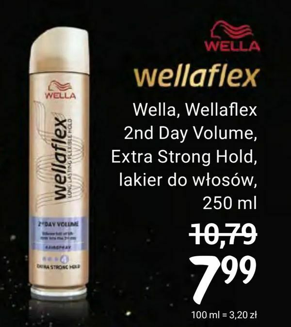 lakier do włosów wellaflex rossmann 5