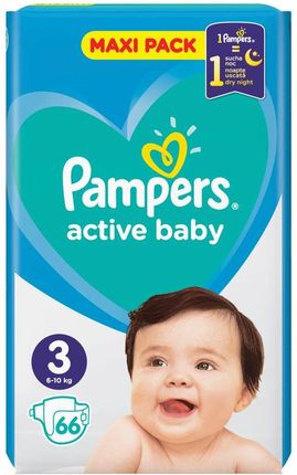 pieluchy pampers active baby mth 3 midi