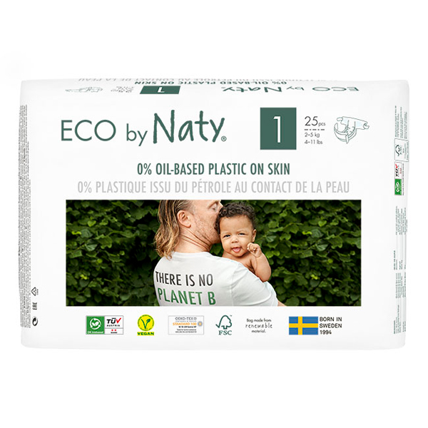 eco by naty ekologiczne pieluszki jednorazowe