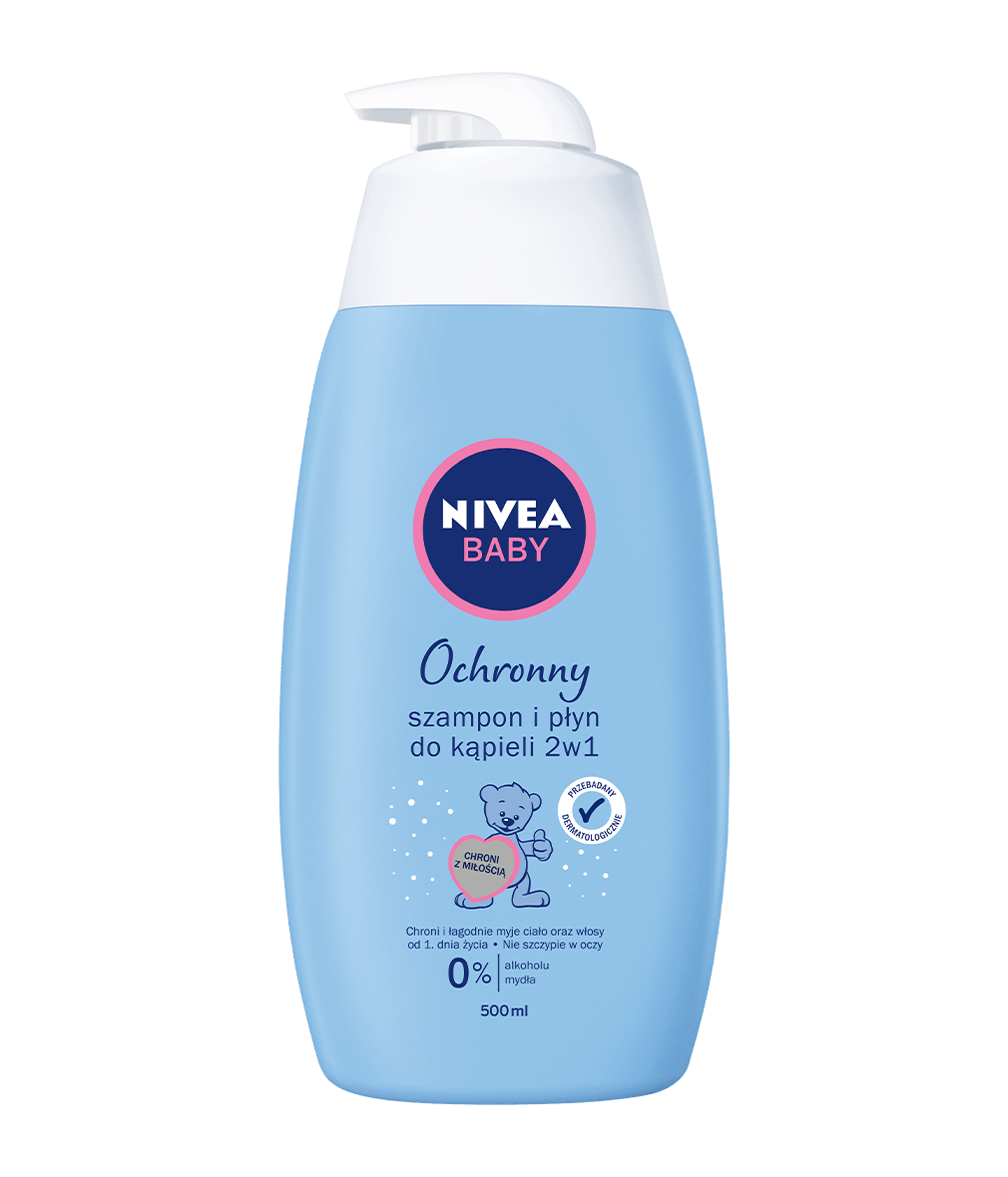 nivea baby szampon i płyn do kąpieli 2w1 500ml