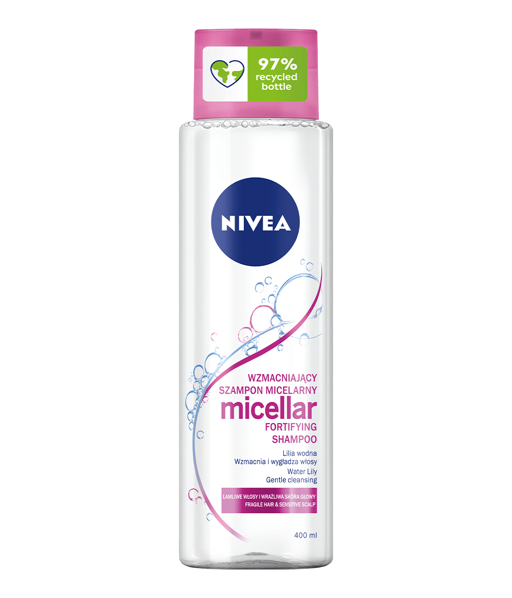 nivea wzmacniający szampon micelarny wzbogacony o lilię wodną