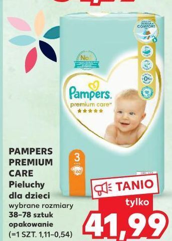 pampers premium care 3 tanio