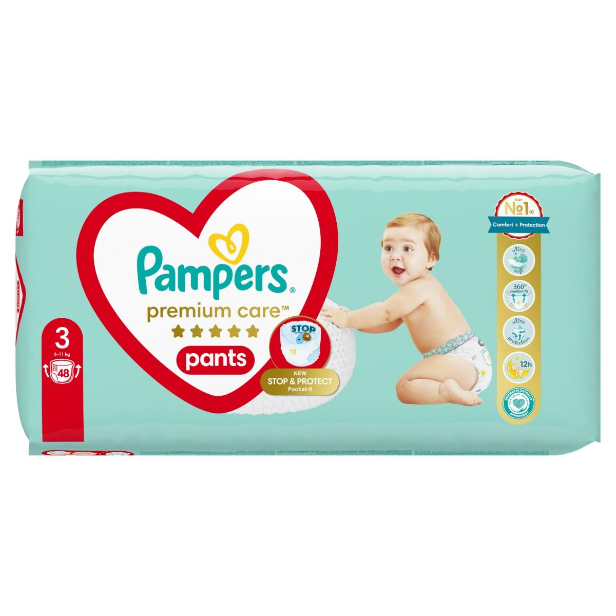 pampers premium care środek