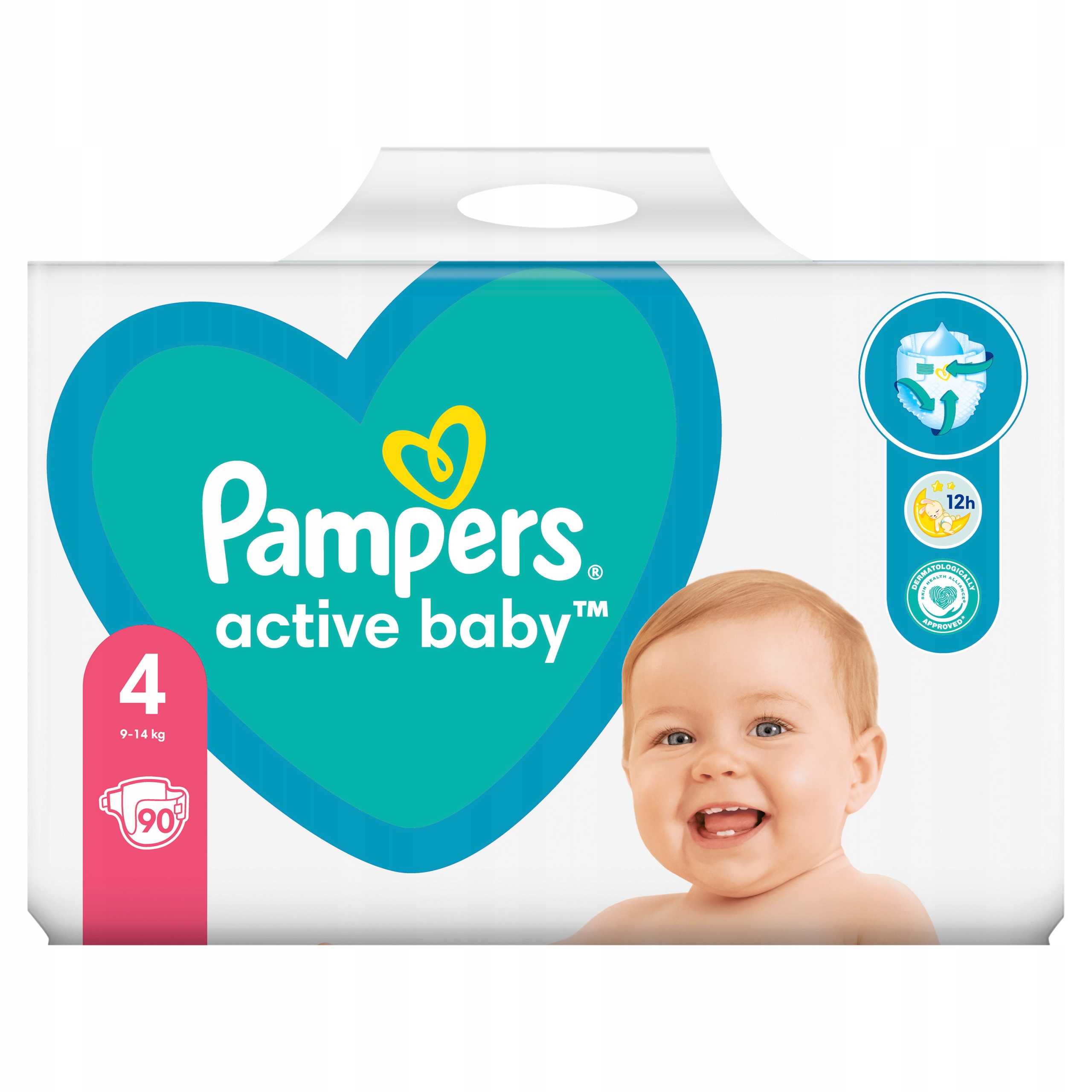 pampers avtive baby4 90szt