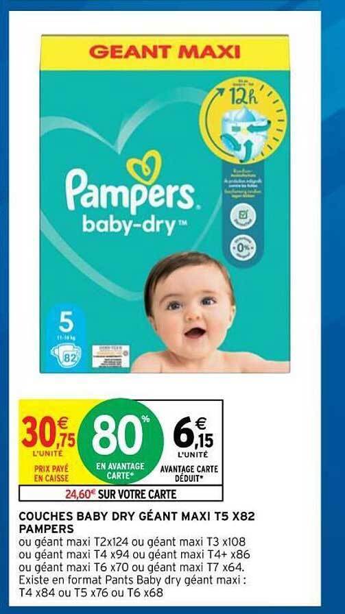 pampers intermarché