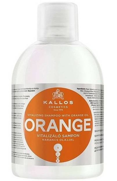 szampon z olejkiem pomarańczowym