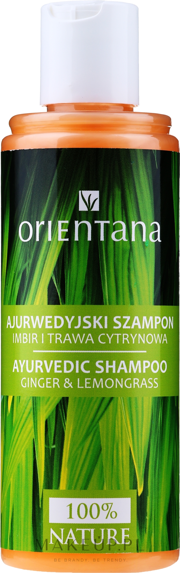 orientana ajurwedyjski szampon do włosów imbir i trawa cytrynowa