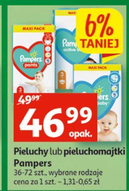 pieluchy pampwrs 3 auchan