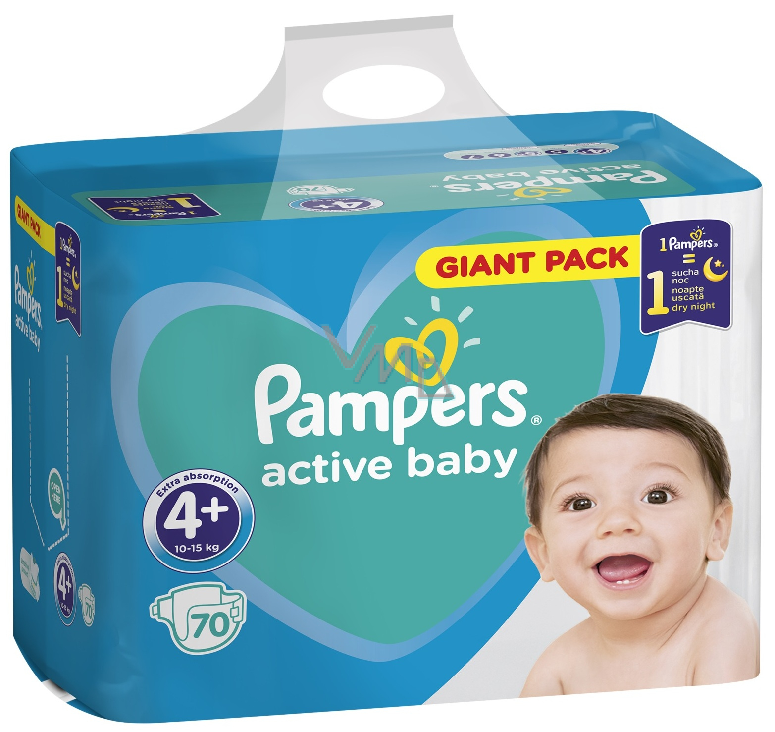 pampers active baby 4 giant pack