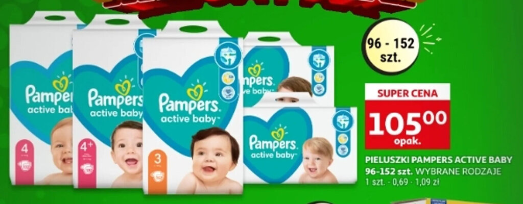 gazetka auchan promocja pampers