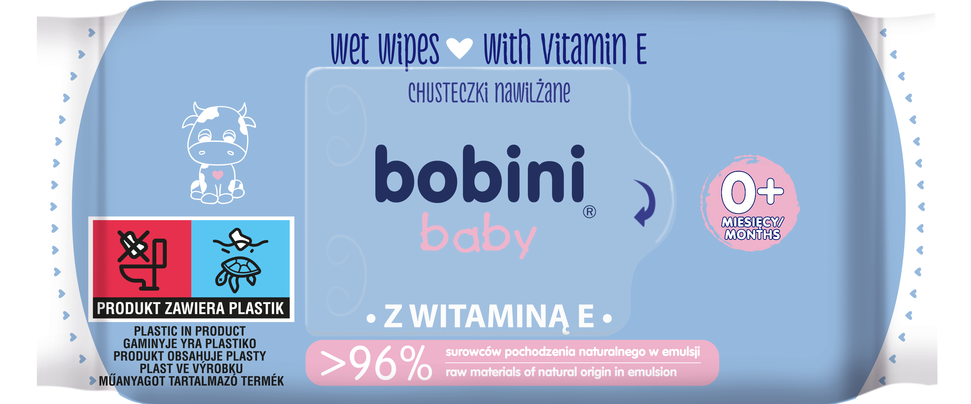 bobini baby chusteczki nawilżane dla niemowląt hebe