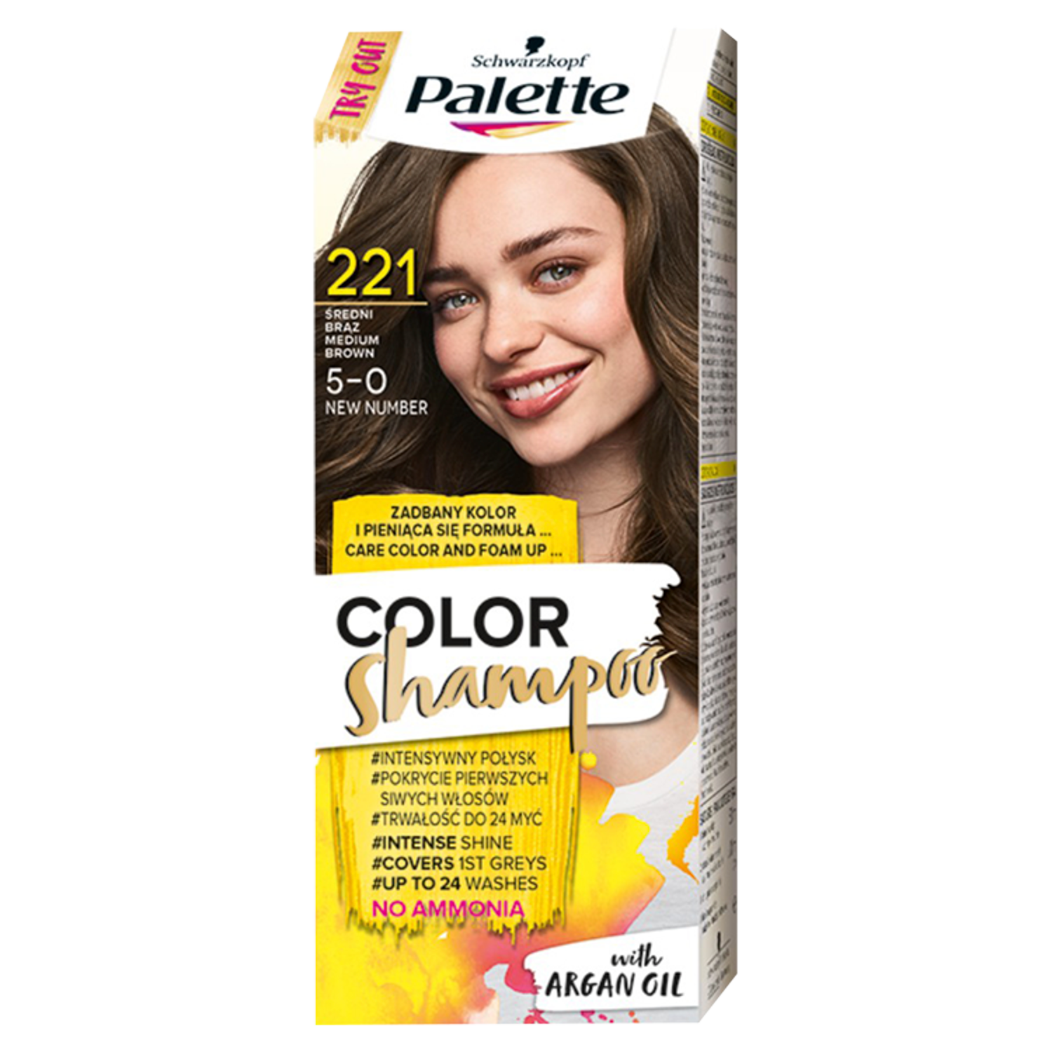 palette szampon koloryzujący kollor pasty po wymieszaniu