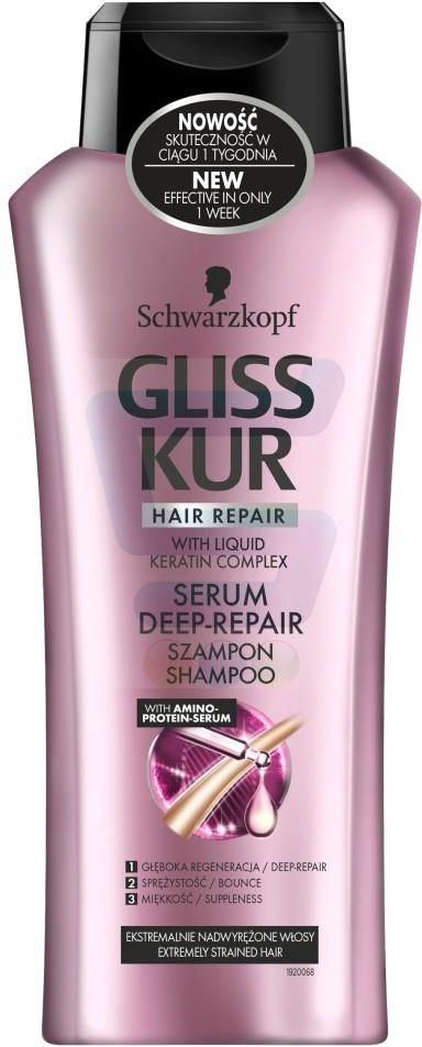 gliss kur hair repair serum deep repair skład szampon