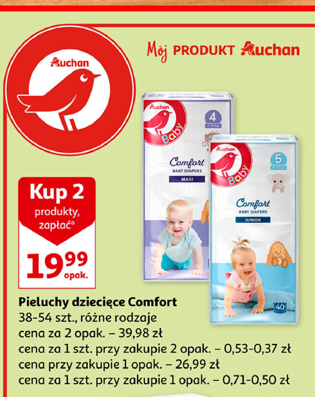 pieluchy huggies auchan