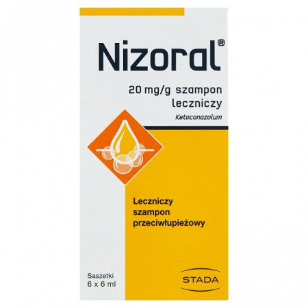 nizopol szampon p/łupieżowy 20 saszetek po 6 ml