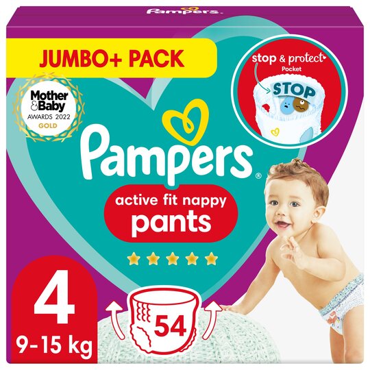 pampers active fit size 4 plus