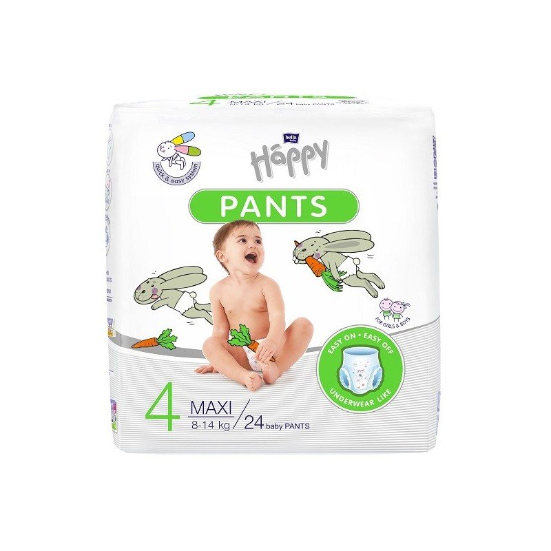 pieluchomajtki dla dzieci bella baby happy pants maxi