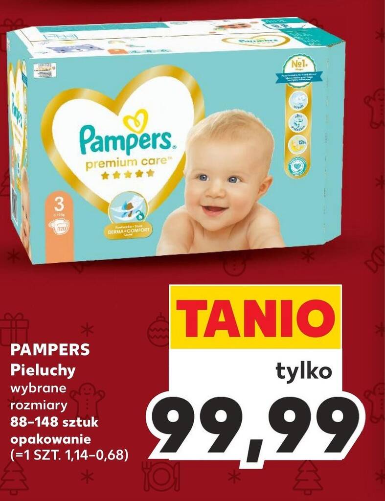 tanie pieluchy pampers wyprzedaże promocje