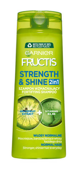 szampon garnier fructis 2w1 siła i blask 400 ml