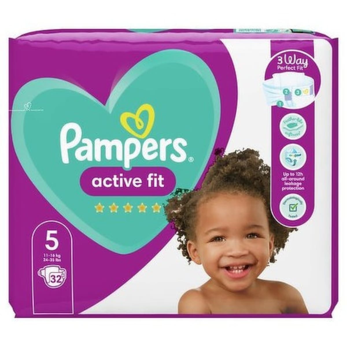 pampers active fit size 5