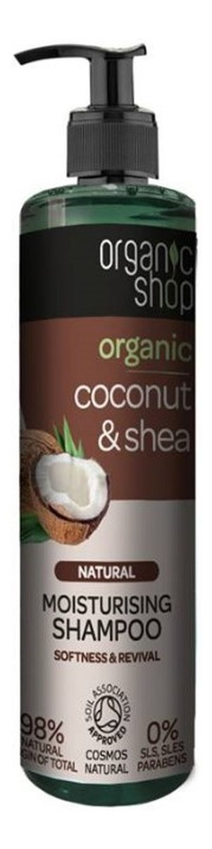 szampon organic shop coconut skład